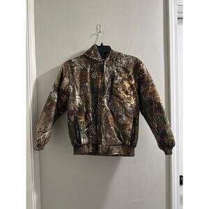 Deer Camp Unisex Children's Camouflage Hunting jacket size 20